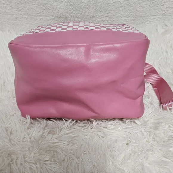 Hello Kitty 1976-2007 Spring Collection Checkered Pink /  White Mini Backpack Hello Kitty 1976-2007 Spring Collection Checkered Pink  main image 3